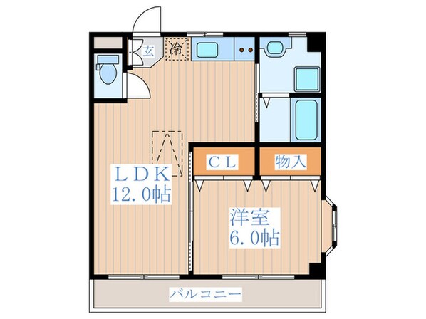 ﾊﾟｰｸﾏﾝｼｮﾝﾖｼｻﾞﾜの物件間取画像